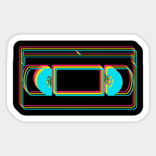 VHS 3D Sticker